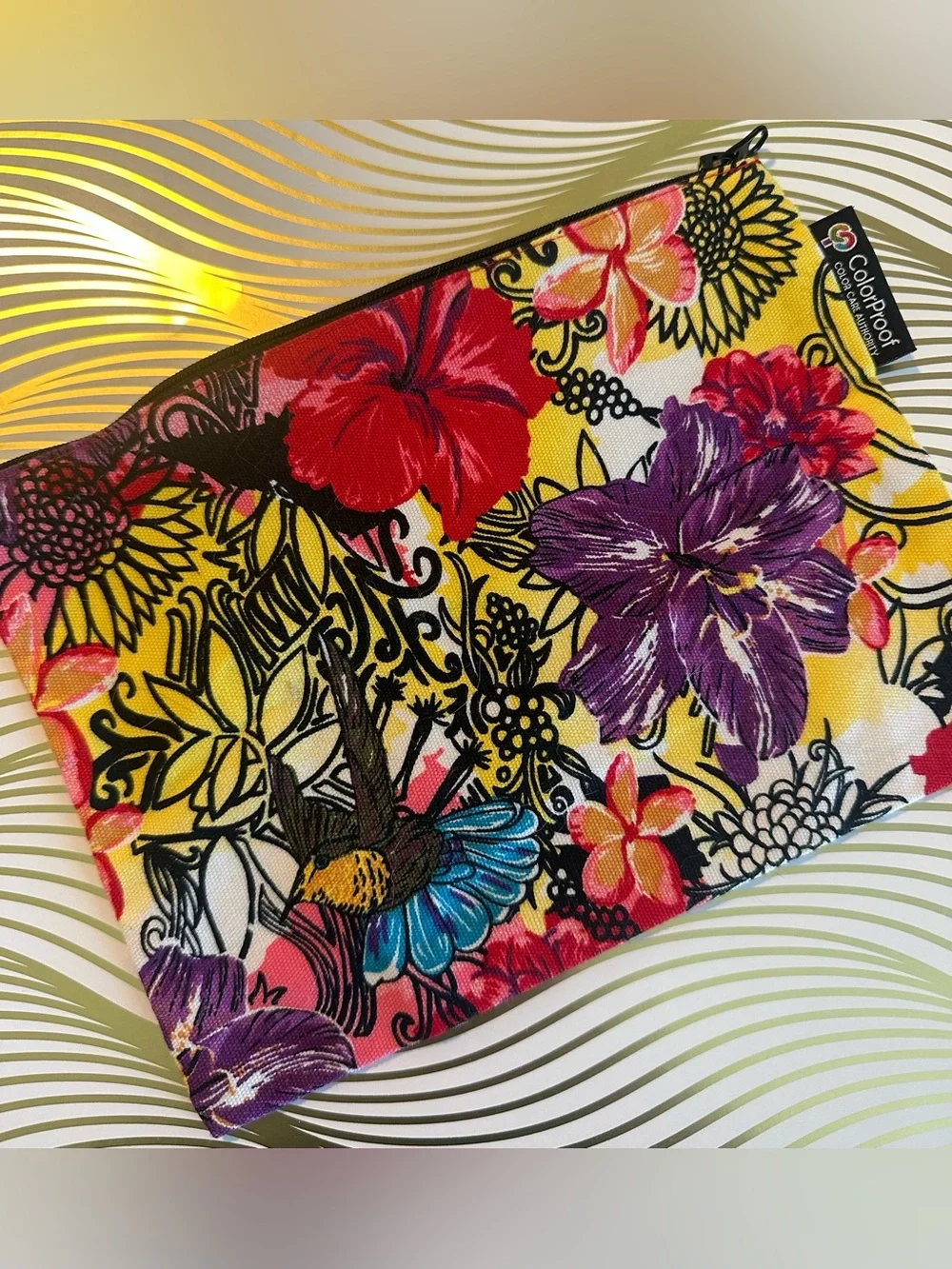 ColorProof Bohemian Floral Cosmetic Bag ✨🌺✨